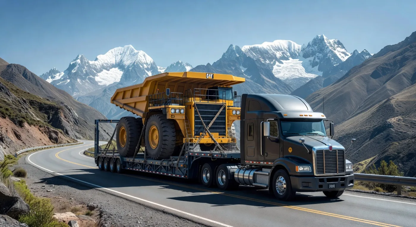 Transporte especializado de maquinaria en Perú: Imagen principal