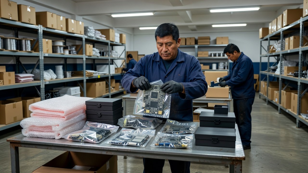 Embalaje antiestático para componentes electrónicos: Imagen principal