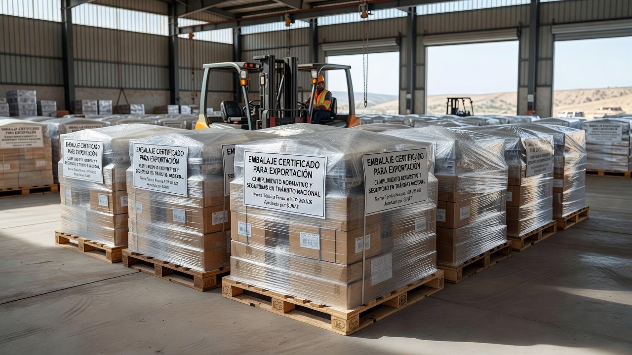 Embalaje para exportación: Requisitos para tránsito nacional