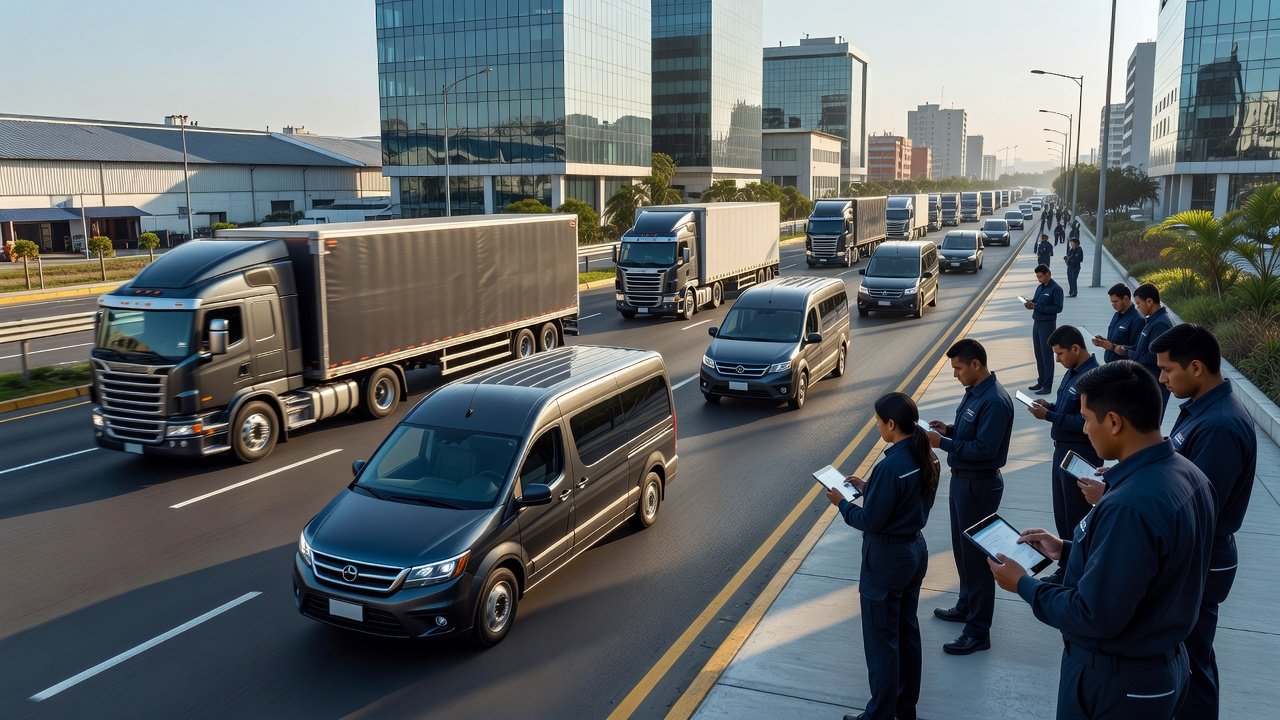 Servicio de transporte terrestre para empresas