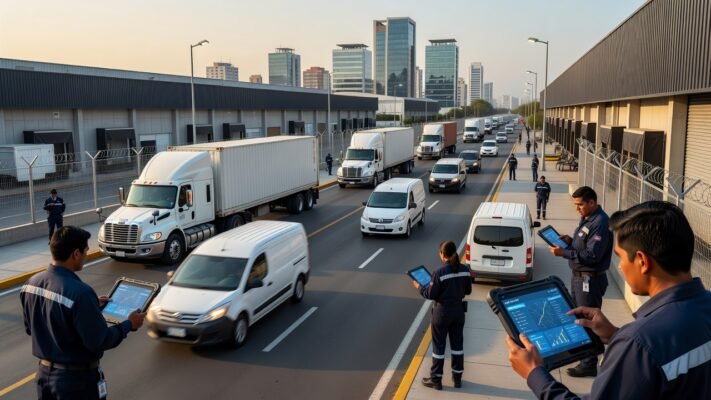 Transporte de carga con tracking en tiempo real