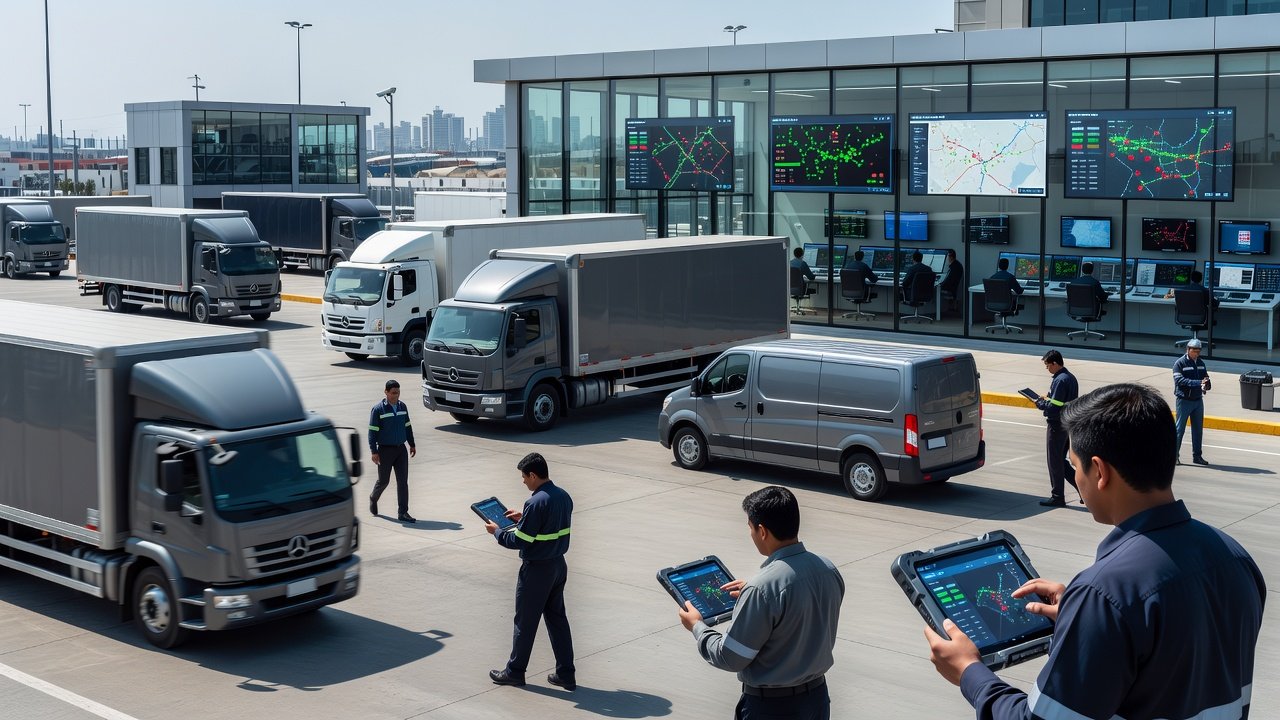 Transporte de mercancías con seguimiento en tiempo real