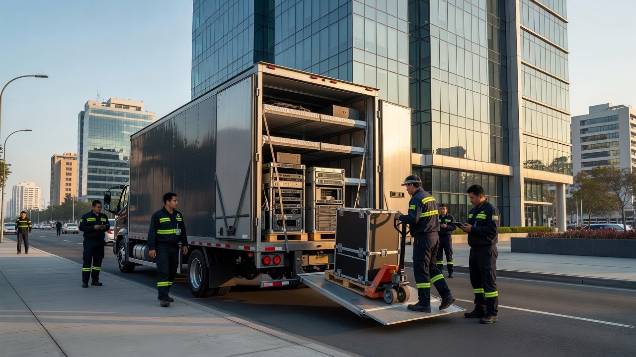 Transporte seguro de equipos tecnológicos