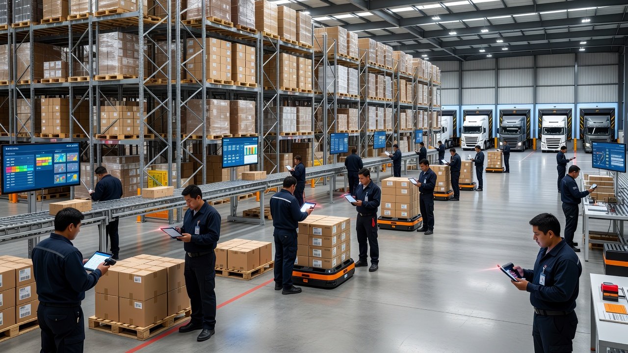 Digitalización de la logística empresarial: Imagen principal