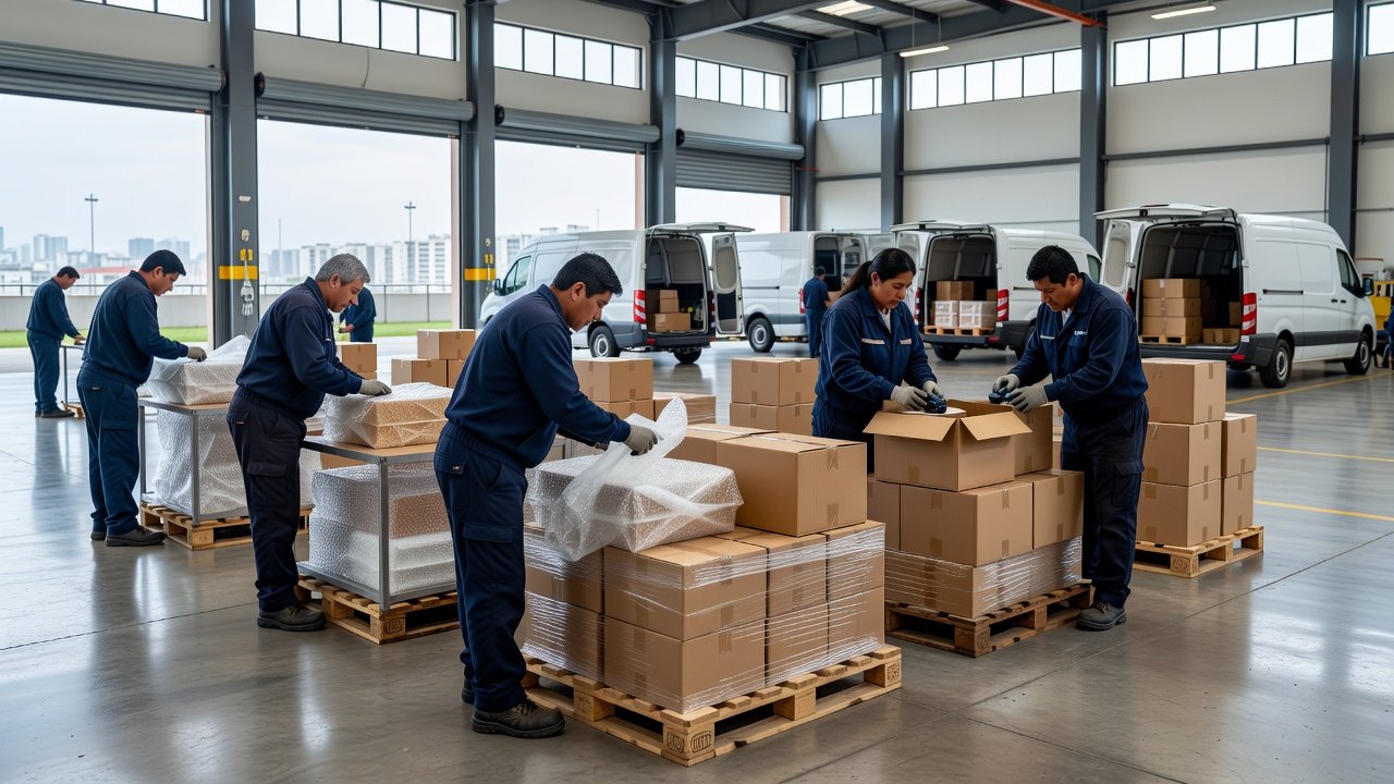 Servicios de embalaje empresarial