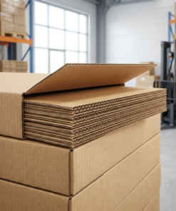 Cartón corrugado en láminas