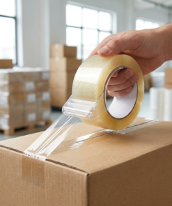 Cinta adhesiva transparente