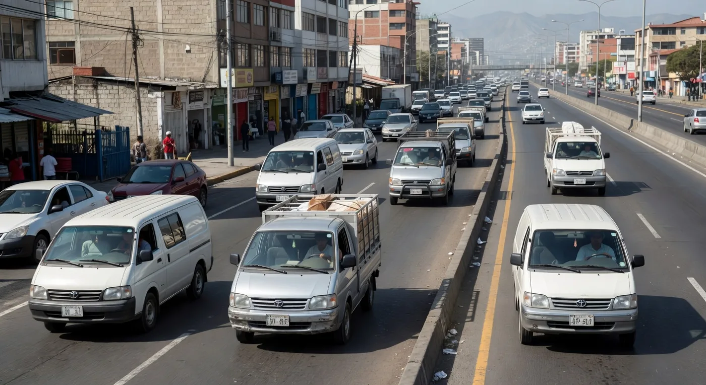 transporte de carga liviana urbano e interprovincial
