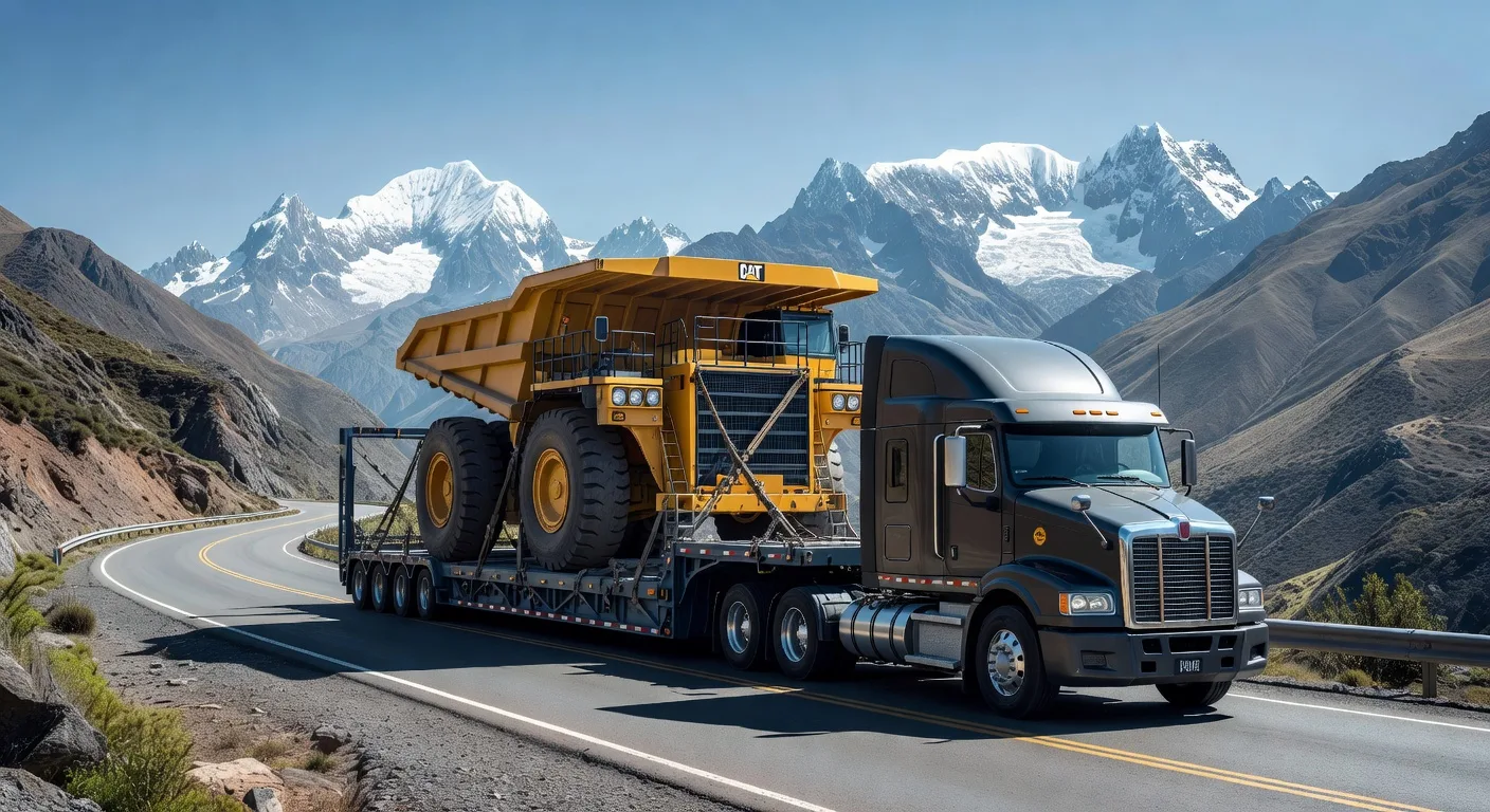 Transporte especializado de maquinaria en Perú: Imagen principal