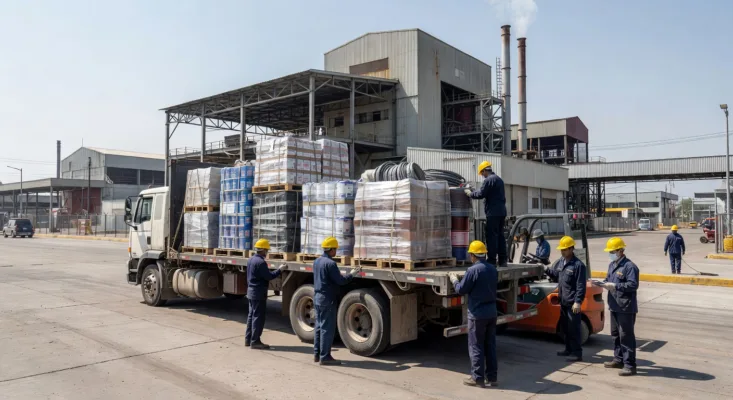 Transporte de insumos industriales para empresas en Perú